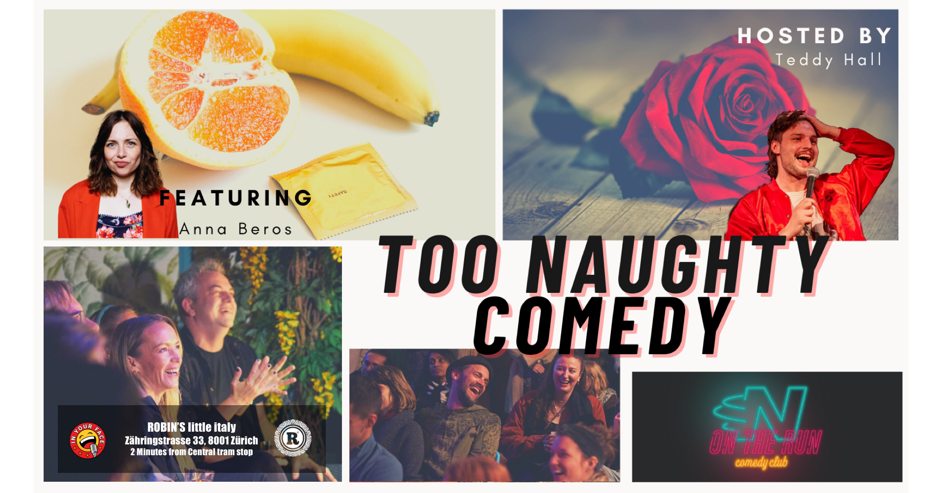 IN YOUR FACE Presents Too Naughty Comedy