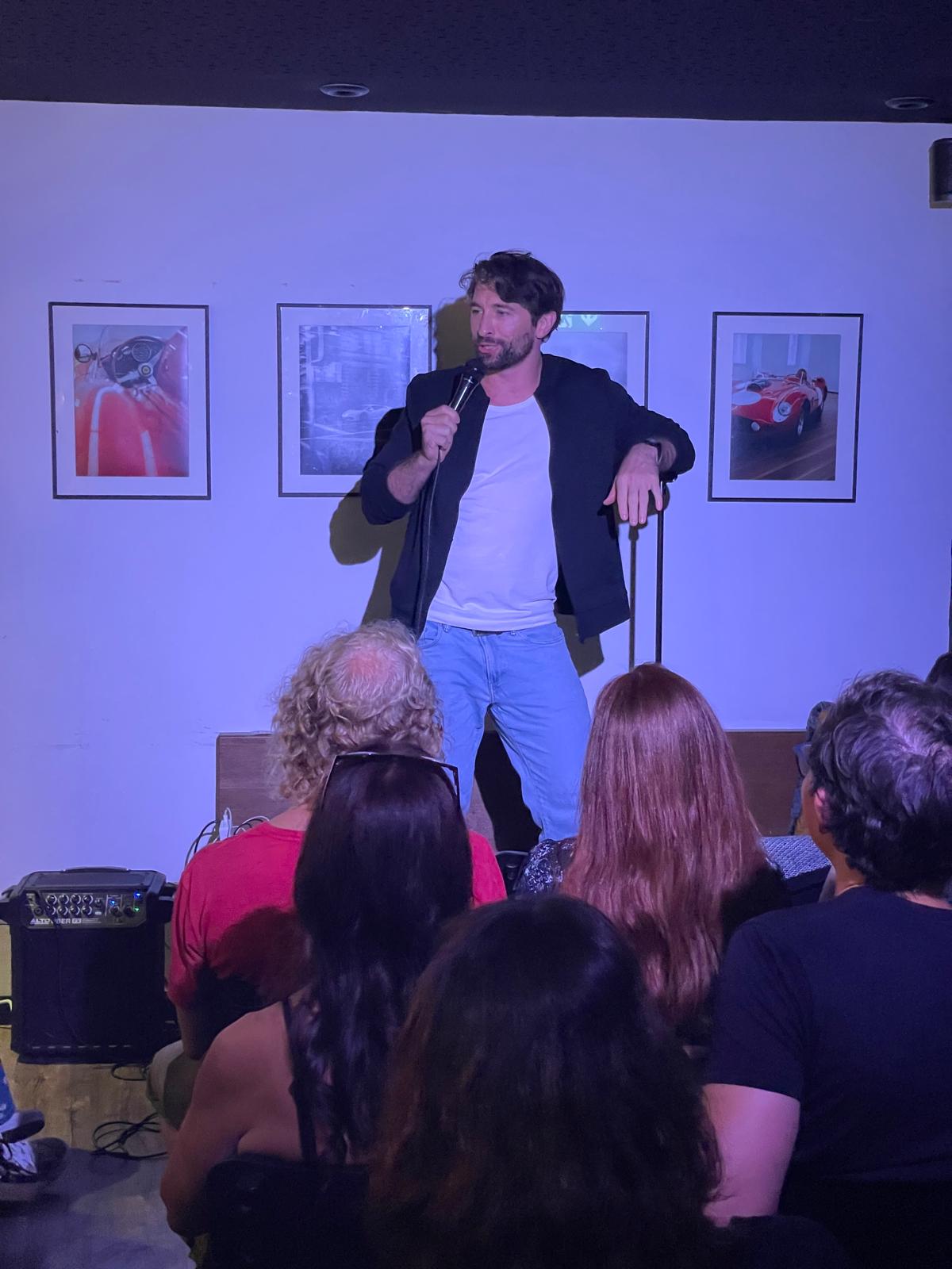 IN YOUR FACE Comedy, the audience at a live English stand-up comedy show in Zürich (2025)