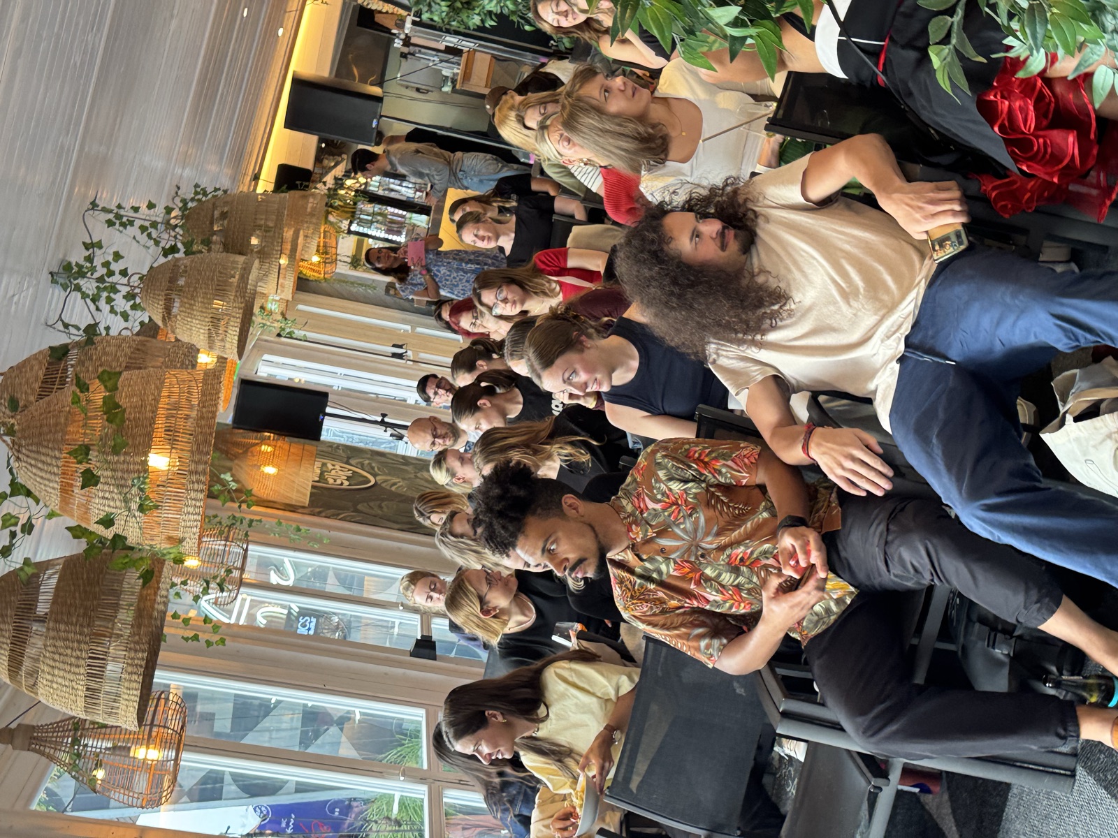 IN YOUR FACE Comedy, the audience laughing at a live English stand-up comedy show in Zürich (2025)