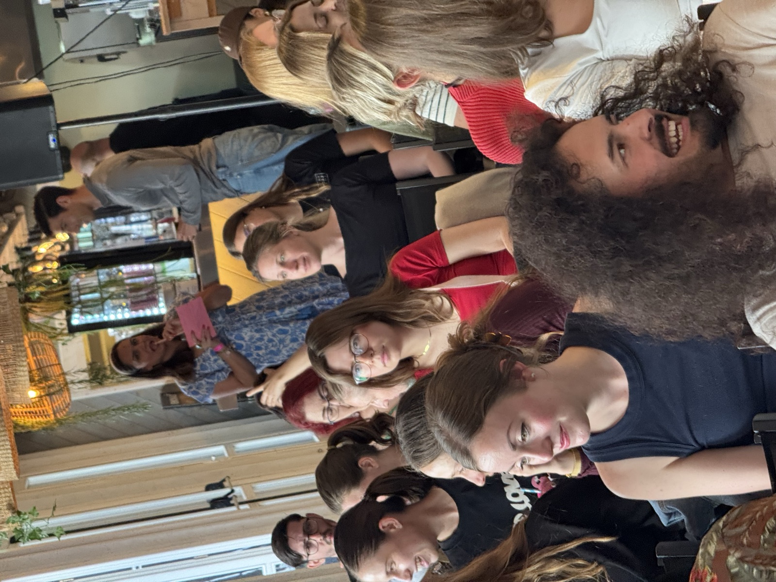 IN YOUR FACE Comedy, a packed audience laughing at a live English stand-up comedy show in Zürich (2025)