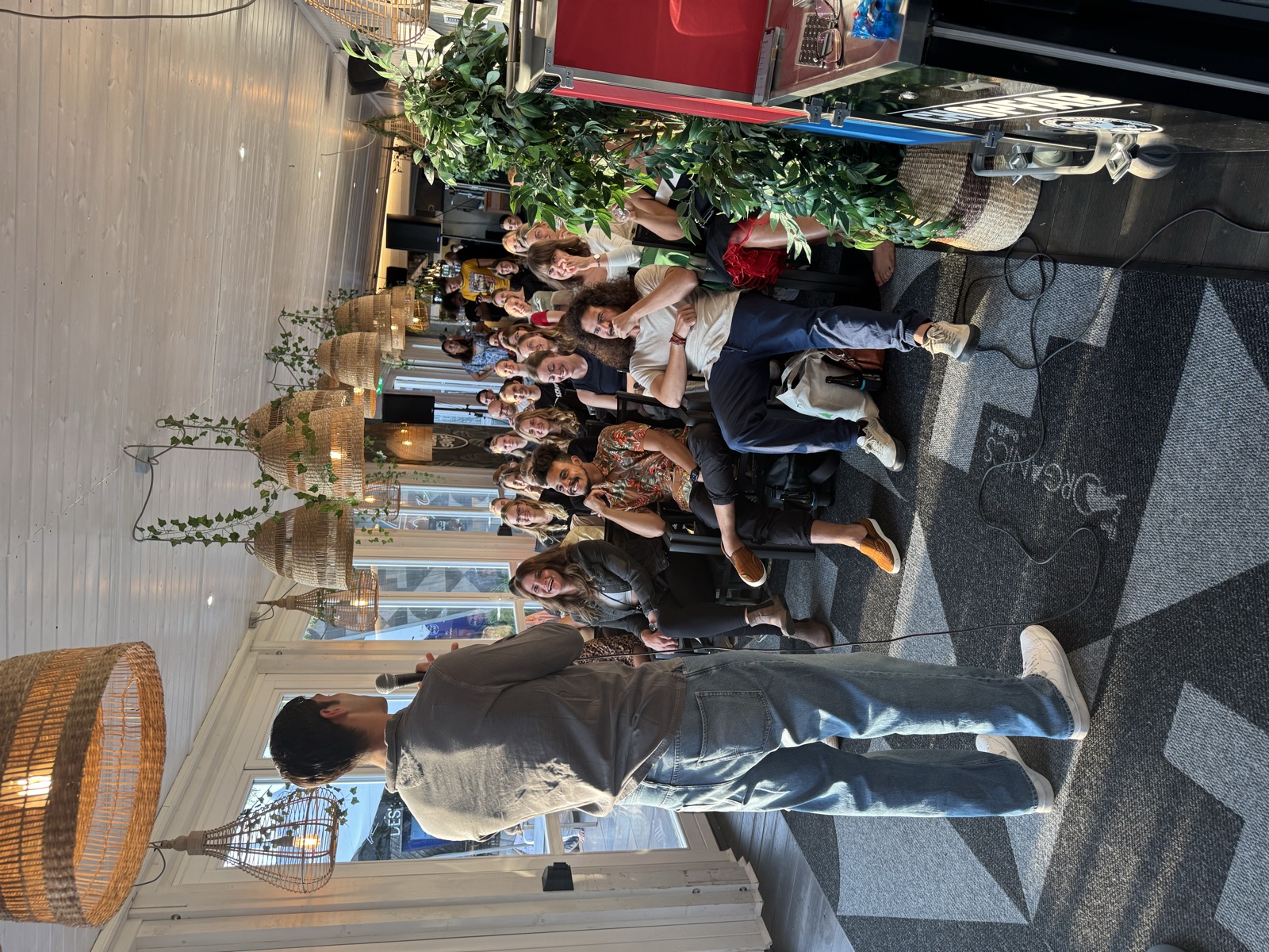 IN YOUR FACE Comedy, the audience laughing at a live English stand-up comedy show in Zürich (2025)