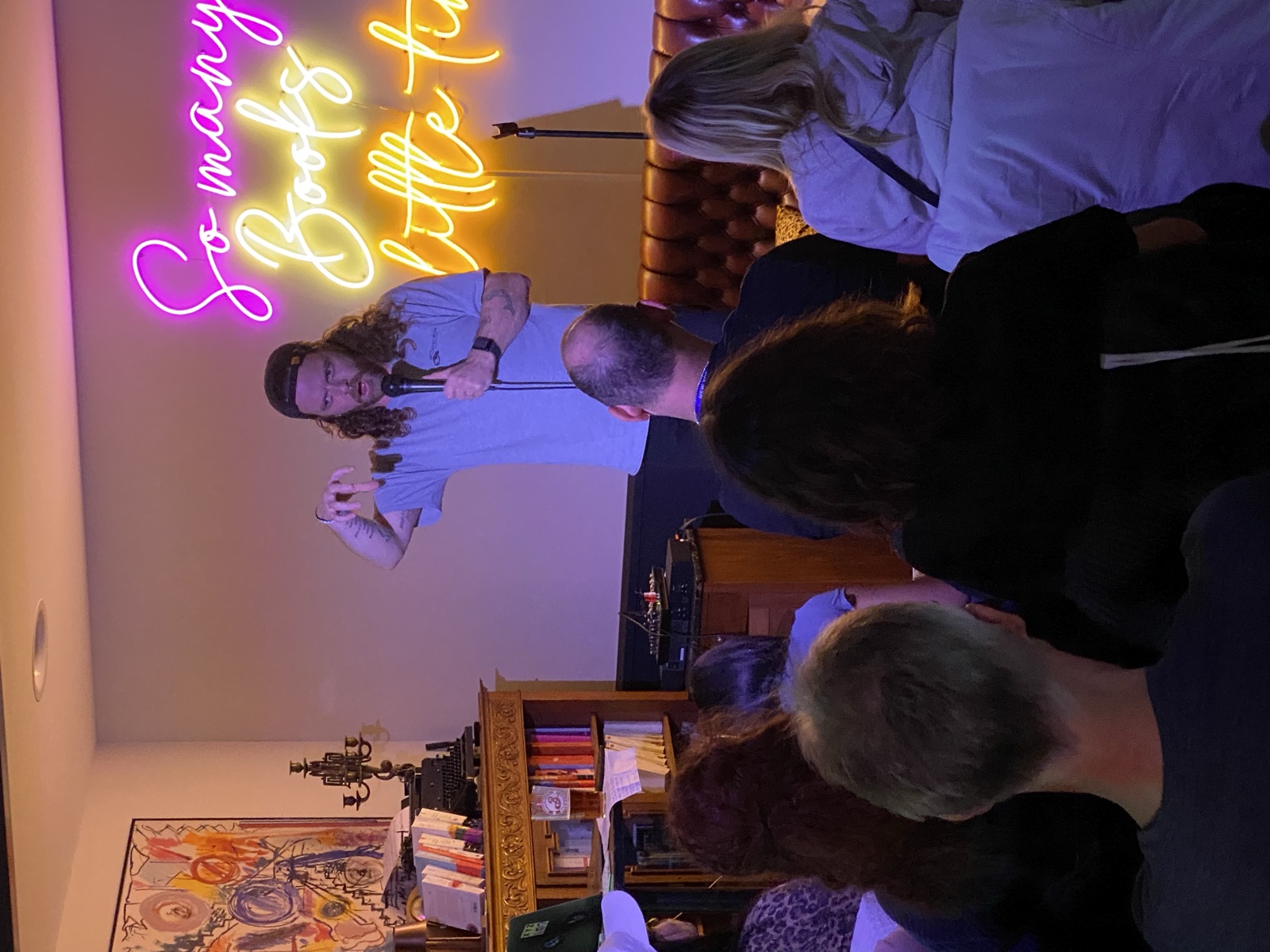 IN YOUR FACE Comedy, the audience at a live English stand-up comedy show in Zürich (2023)