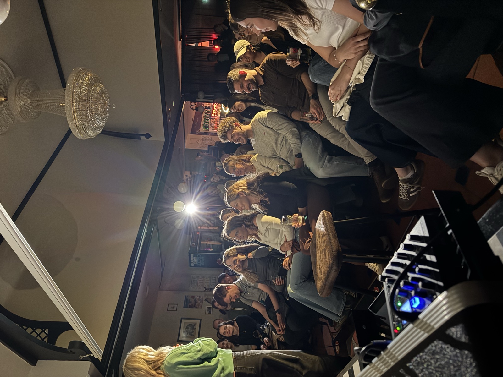 IN YOUR FACE Comedy, the audience at a live English stand-up comedy show in Zürich (2026)