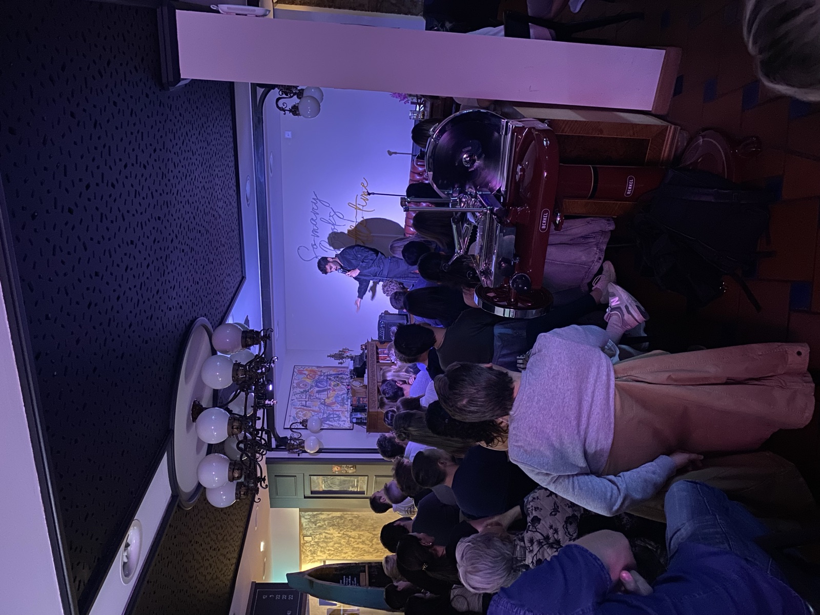 IN YOUR FACE Comedy, the audience at a live English stand-up comedy show in Zürich (2024)