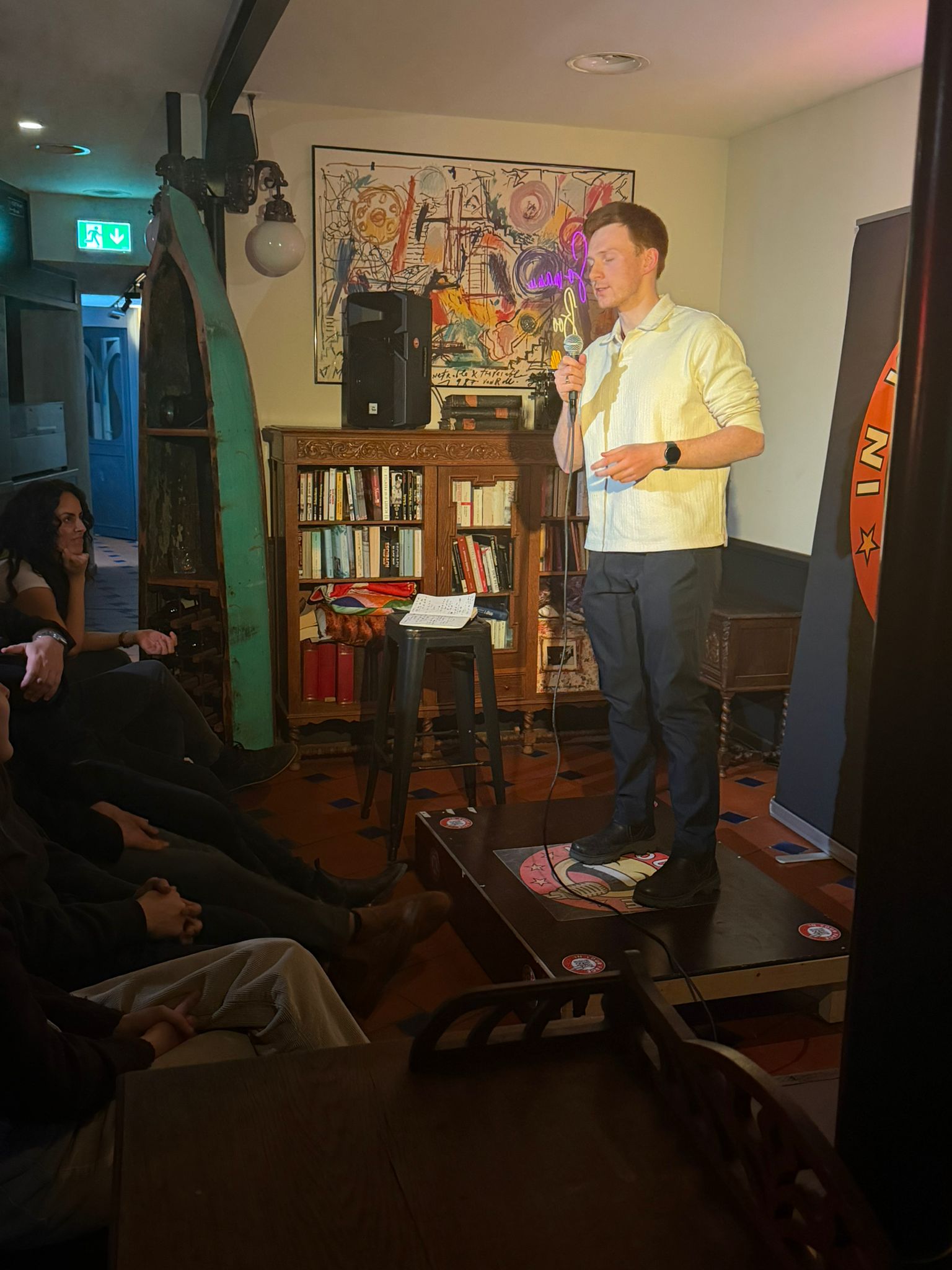 Don Murphy performing stand-up at IN YOUR FACE Comedy in Zürich