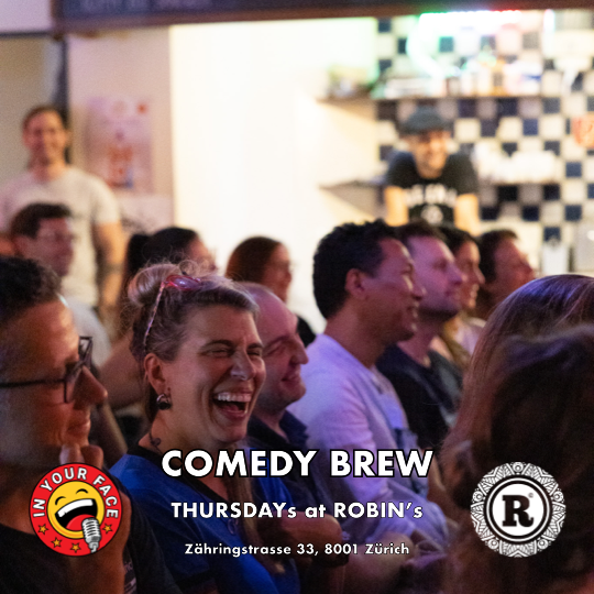 Comedy Brew - Every Thursday at ROBINS