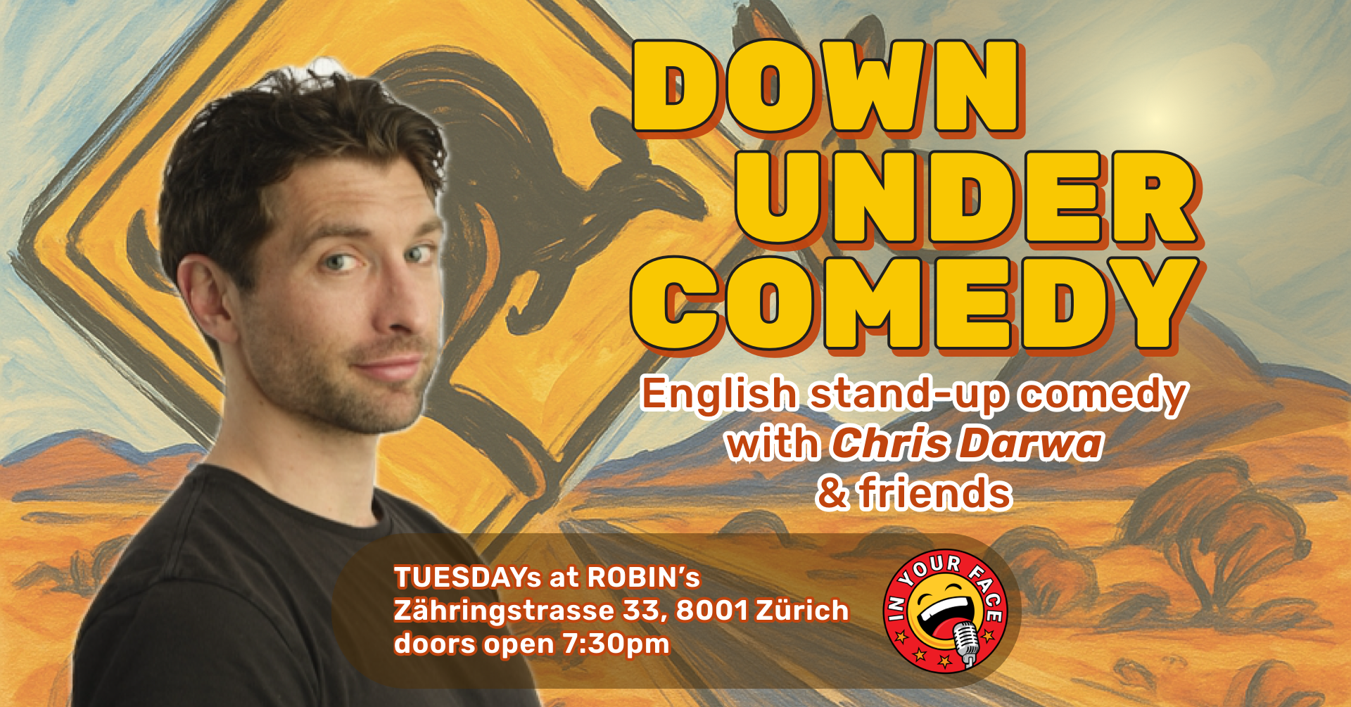 Down Under Comedy with Chris Darwa