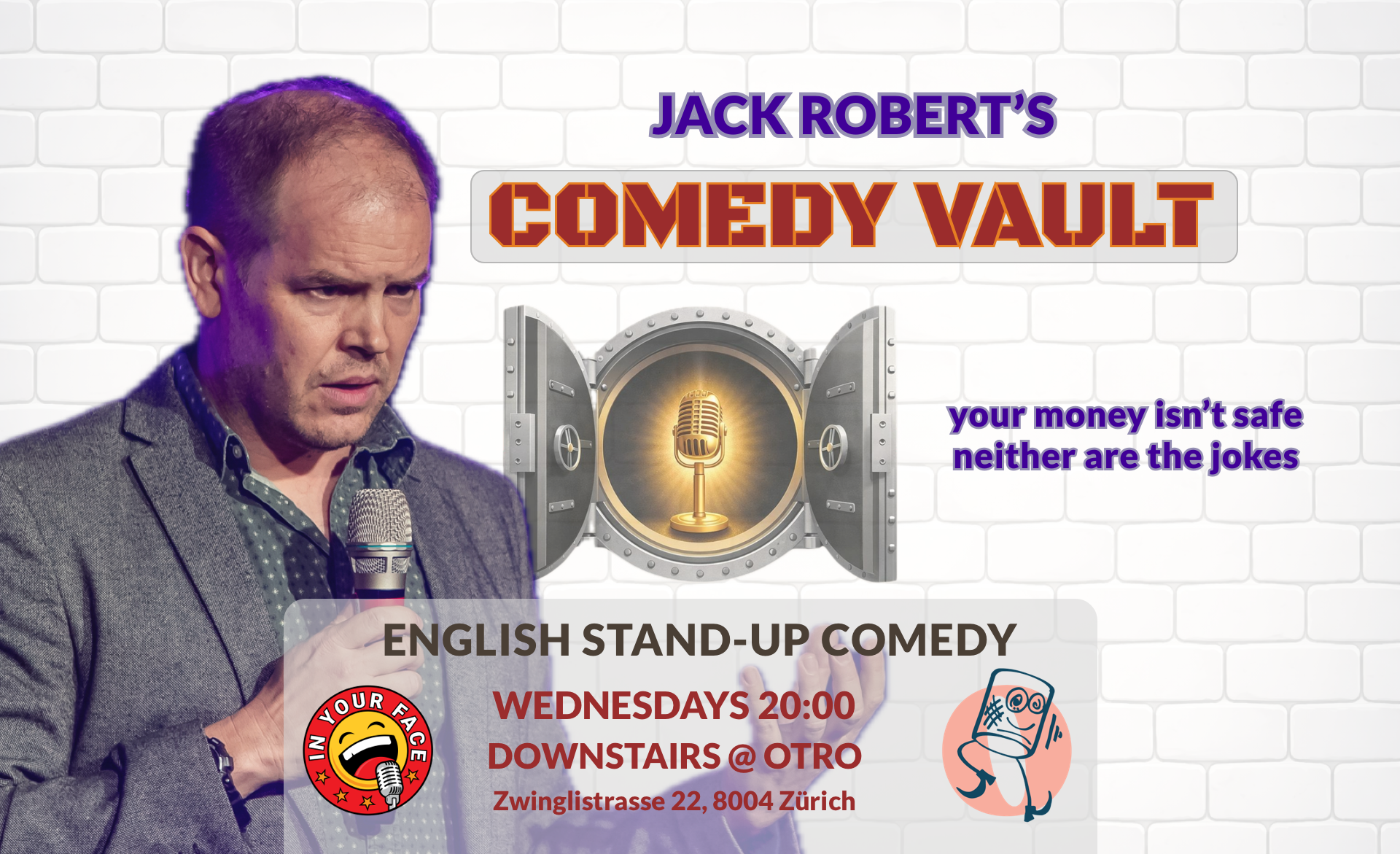 Jack Robert's Comedy Vault - downstairs @ OTRO