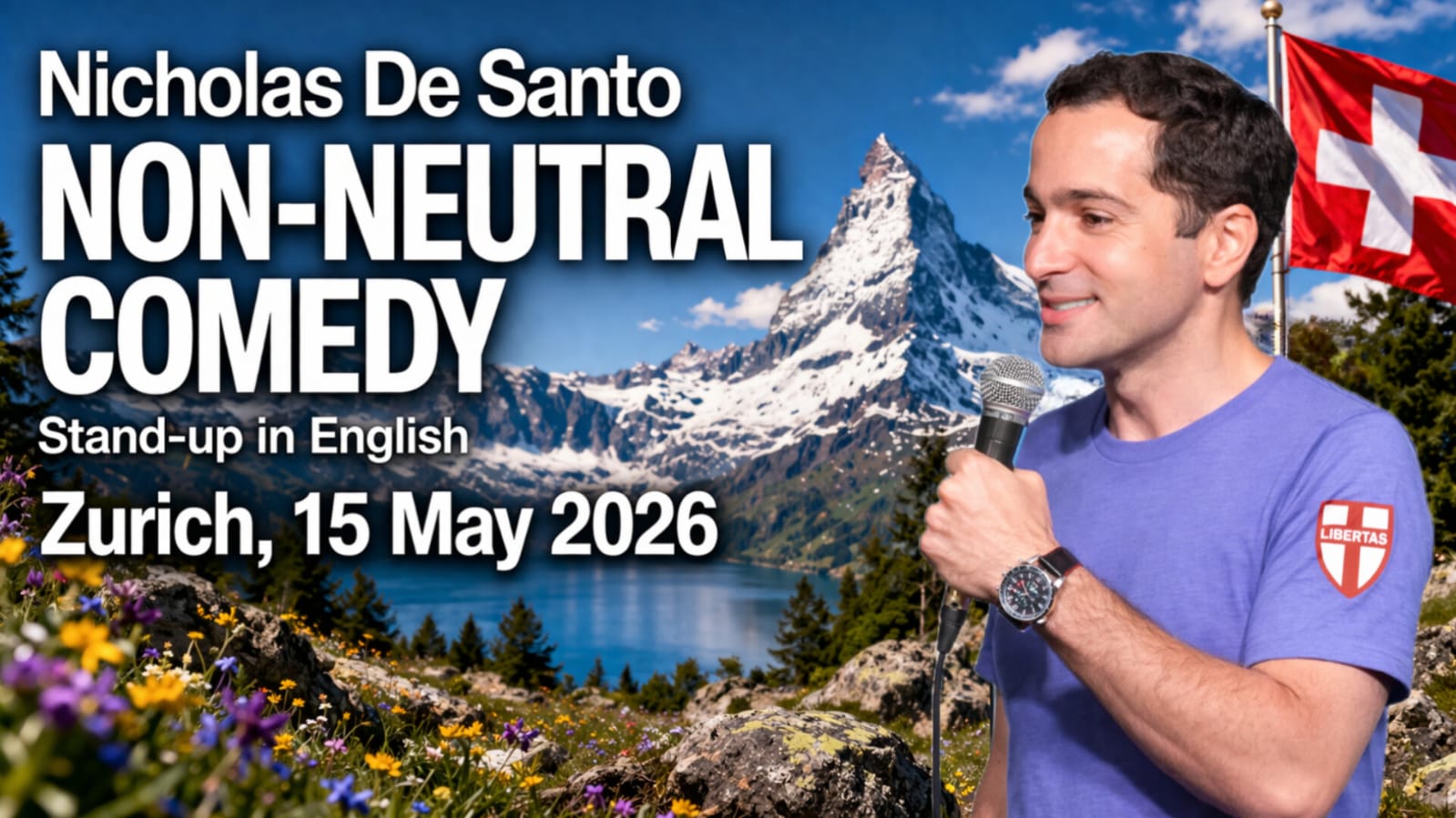 Nicholas De Santo | Non-Neutral Comedy | Live in Zurich (Stand-up in English)